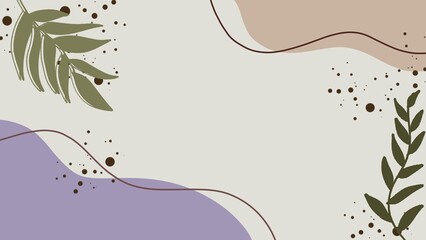 abstract Minimal floral background 