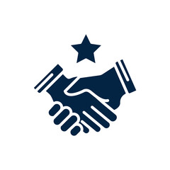 handshak concept line icon. Simple element illustration. handshak concept outline symbol design.
