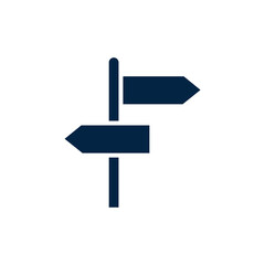 Signpost, pointer concept line icon. Simple element illustration. Signpost, pointer concept outline symbol design.