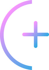 Fototapeta premium Add, plus ui icon 