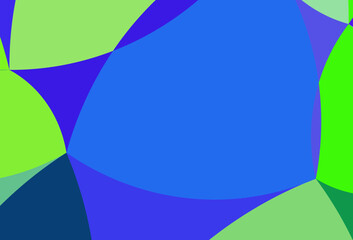 Dark Blue, Green vector template with lava shapes.