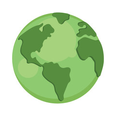 world planet earth green