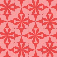 Floral geometric pattern. Collage with vector graphic. Good at digital prints and posters