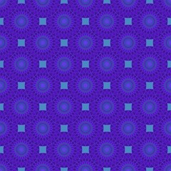 Abstract geometric floral seamless circle flower pattern for wrapping paper and clothes print and kids accessories