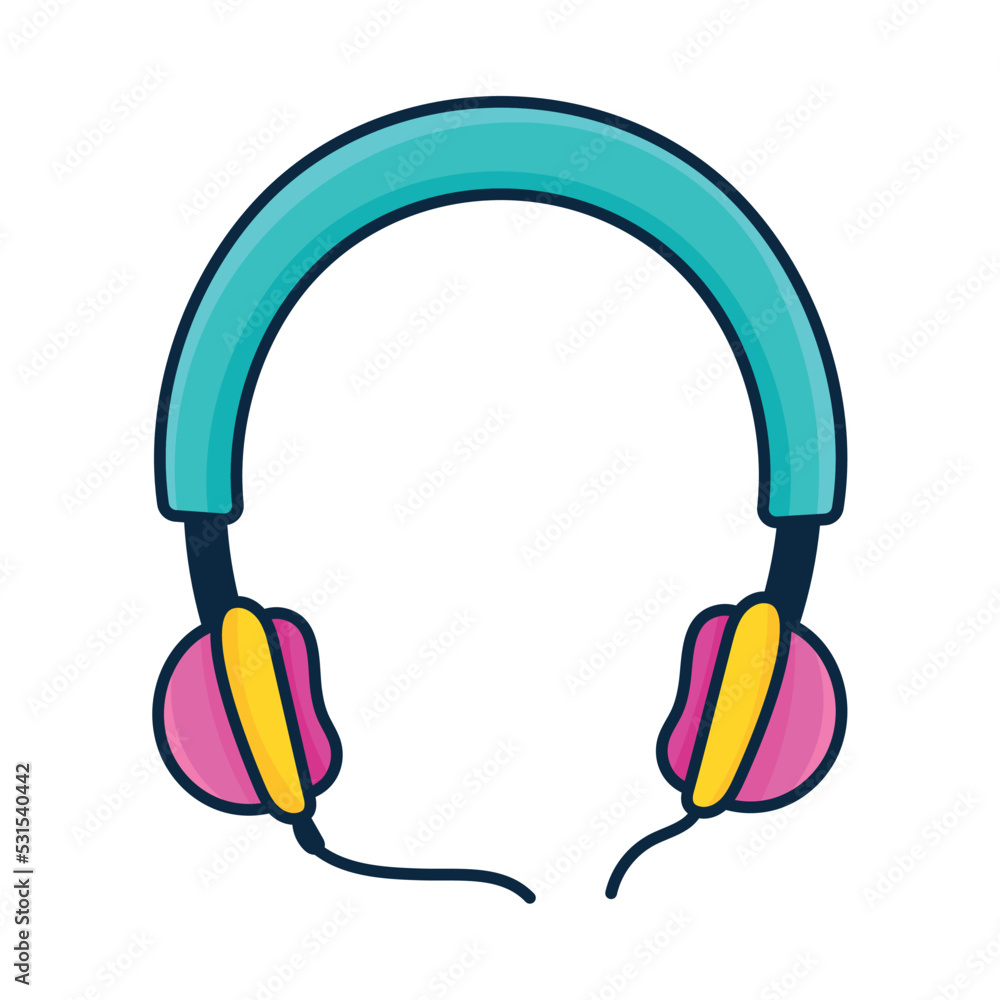 Canvas Prints headset nineties style