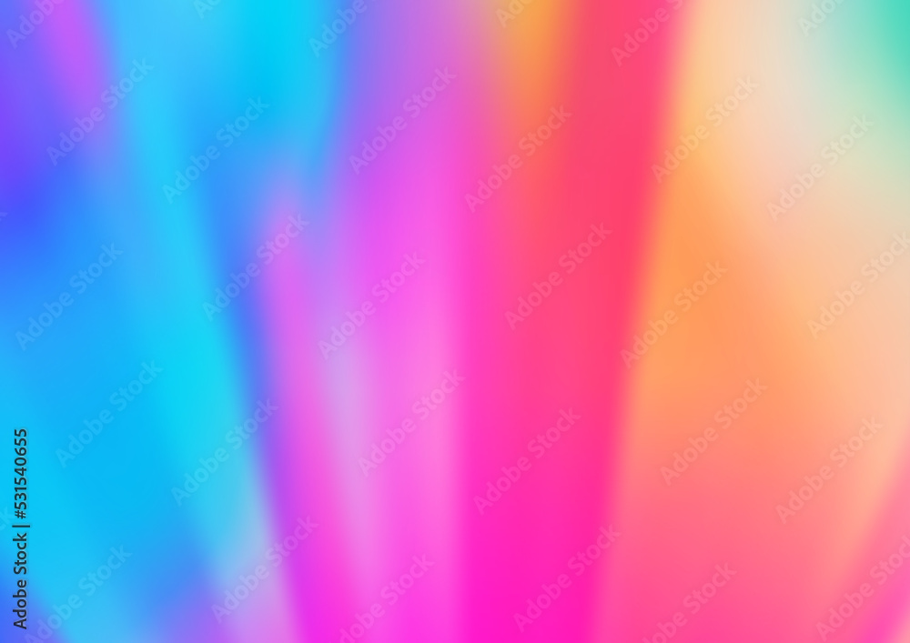 Poster light multicolor, rainbow vector glossy bokeh pattern.