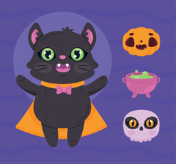 cat and halloween icons