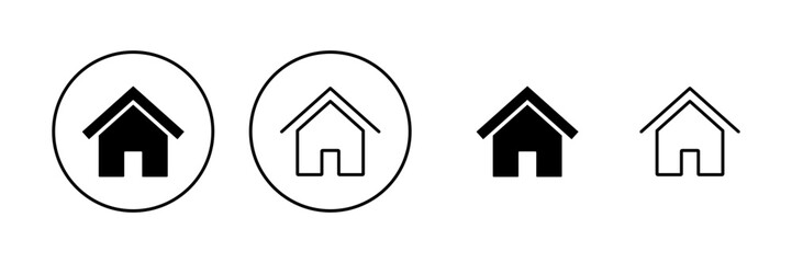 House icon vector. Home sign and symbol