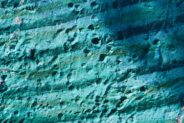 Bright green concrete wall texture. Copy space for text