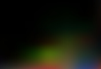 Dark Green vector blurred bright template.