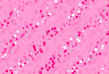 Light Purple, Pink vector background with rectangles.
