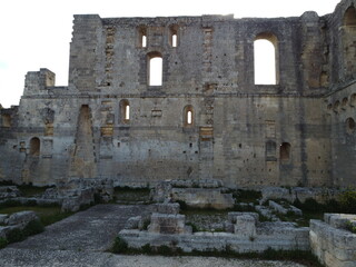 Gravina in Puglia (Ba) - Castello Svevo - Particolare muro perimetrale di fondo