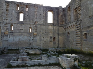 Gravina in Puglia (Ba) - Castello Svevo - Particolare del muro di fondo