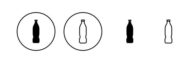 Bottle icon vector. bottle sign and symbol