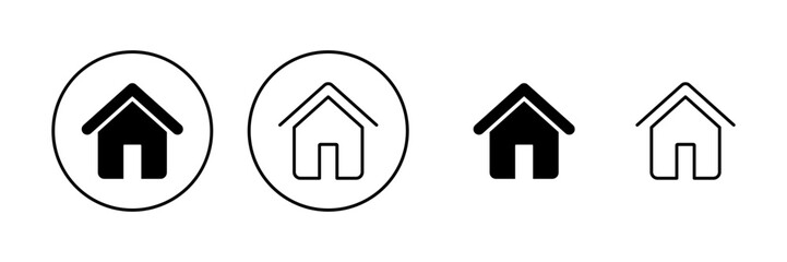 House icon vector. Home sign and symbol
