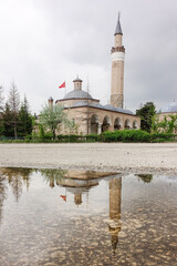 Fototapeta na wymiar Karacabey Mosque in Hamamonu - Ankara, Turkey