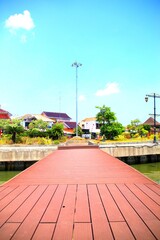 Naklejka premium street in the park