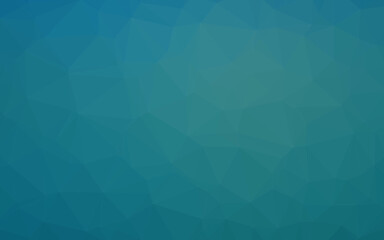 Light BLUE vector triangle mosaic template.