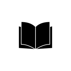 Book icon vector for web and mobile app. open book sign and symbol. ebook icon