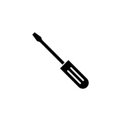Screwdriver icon vector for web and mobile app. tools sign and symbol