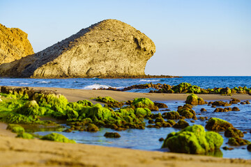 Monsul beach, Park Cabo de Gata in Spain