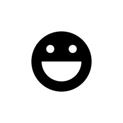 Fototapeta premium smile icon vector for web and mobile app. smile emoticon icon. feedback sign and symbol