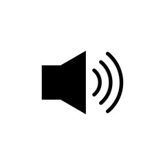 Speaker icon vector for web and mobile app. volume sign and symbol. loudspeaker icon. sound symbol