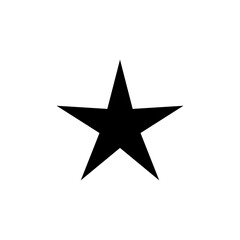Star Icon vector for web and mobile app. rating sign and symbol. favourite star icon
