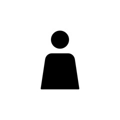 User Icon vector for web and mobile app. person sign and symbol. people icon.