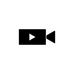 Video icon vector for web and mobile app. video camera sign and symbol. movie sign. cinema