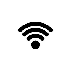 Wifi icon vector for web and mobile app. signal sign and symbol. Wireless  icon