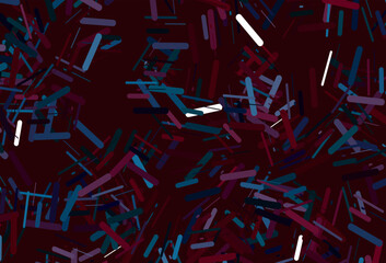 Dark red vector template with repeated sticks.