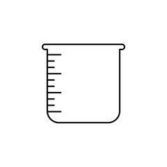 cup, glass, lab Icon Vector Illustration Logo Template. Suitable For Many Purposes.