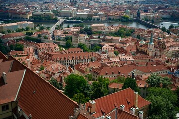 Fototapeta na wymiar Prague Czech Republic 2022 June