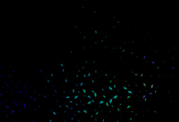 Dark Multicolor, Rainbow vector hand painted pattern.