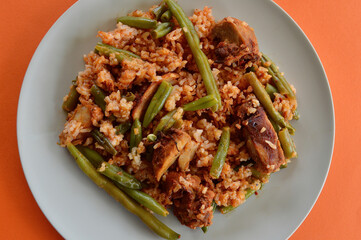rice with chicken