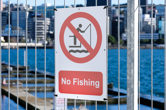 No Fishing Signs -  Singapore