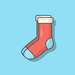 Flat Socks Illustration Design