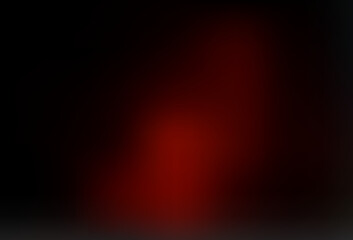 Dark Red vector blurred bright template.