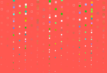 Light Multicolor, Rainbow vector texture with rectangular style.