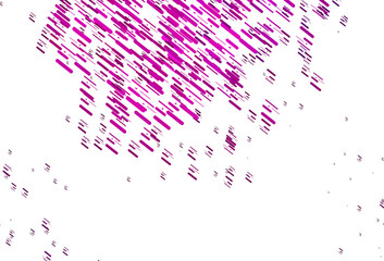 Light Purple vector texture with colorful lines.