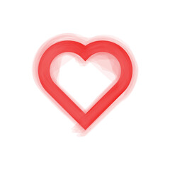 heart icon illustration, red, broken heart, affection.