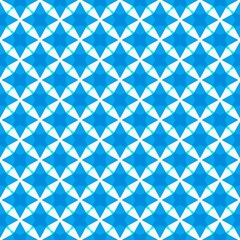 seamless geometric pattern with shapes blue background. can be use for fabric, cloth, package, wall, decoration, furniture, printing media, cover design