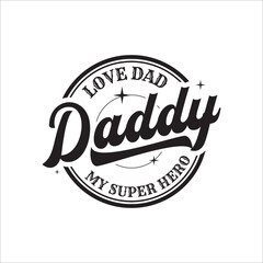 love dad daddy eps design