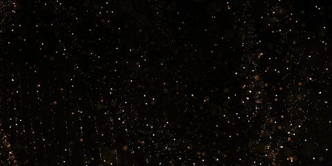 Soft gold luxury bokeh light effect background