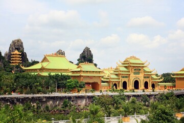Dai Nam Golden Temple on 23 Oct 2016 - Vietnam, Dai Nam is also called Tu An Temple (Temple of Four Gratitude), a reminder of the origins of the Vietnamese and the people who helped form the country.