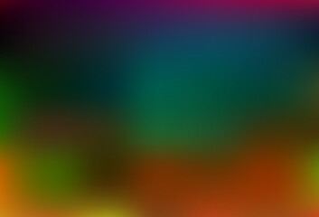 Dark Multicolor, Rainbow vector bokeh pattern.