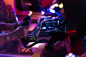 video game room for children.