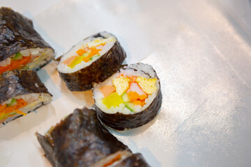Kimbap Korean Seaweed Rice Rolls