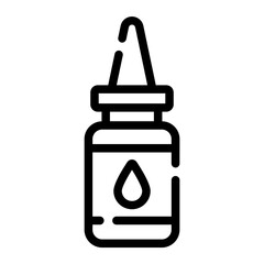 eye drops line icon